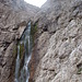 Deswegen der Name .... Pisciadu, der Wasserfall am Beginn der Kletterei.