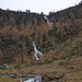 Wasserfall unterhalb von Le Pichioc.