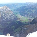 Tiefblick vom Ruchen Richtung Glarus
