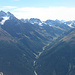 Blick auf Hohen Riffler und Malfontal (Verwall)