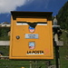 Wow, a mail box at the huts of Ruscada!
emptied continuously :-)