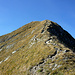 Beinahe Gipfelansichten - der steile, teils versicherte Glatthorn-Ostgrat im Abstieg.