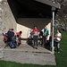 Sosta "banana" all'Alpe Sura