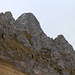 Gehrenspitze und Kl. Gehrenspitze vom Gehrenjoch aus gesehen. Durchaus beeindruckende Berggestalten.