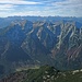Gipfelblick über die drei Unnütze ins Karwendelgebirge und zum Wetterstein.