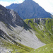 Die Oberlahmsspitze (2.658m) über dem Streichgampenjoch
