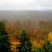 Vom Annaturm aus Richtung Südosten : Mitten im Deister, einem riesigen, teils sehr einsamen Waldgebiet