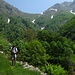 Blick zurück zur Alpe della Colma