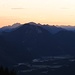 Tagesanbruch über dem Graswangtal und den Bayrischen Voralpen<br /><br />Vista prima dell`alba sul Graswangtal e sulle Prealpi Bavaresi