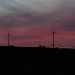 Windräder am Abendhimmel bei Denklingen<br /><br />Route a vento al cielo serale vicino a Denklingen