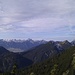 Tolle Ausblicke während des Aufstiegs Richtung Reutte und Allgäuer Alpen.
