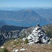 Omino di sasso, lago di Como e Monte di Tremezzo