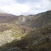 La valle tribolata vista dal sentiero attrezzato sullo sfondo il Monte Crociglia