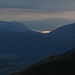 il lago Maggiore con gli ultimi riflessi