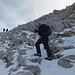 Steep section under the top