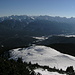Blick vom Simetsberg ins Karwendelgebirge.