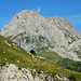 Die Roggalspitze (2.673m) und die Westliche (Mittlere) Wildgrubenspitze (2.696m)