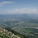 Blick ins Rheintal und Vorarlberg
