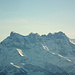 Dents du Midi, im Hintergrund der Mont Blanc.