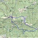 Karte mit Route: Rasa - Monti - Termine - Proggia - Rasa