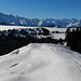 Ausblick auf den Routenverlauf zum Brünnelistock