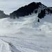 Blick zurück nach Schuttannen - das Skigebiet ist noch nicht in Betrieb.