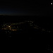 veduta notturna verso Ascona: la Luna e Venere