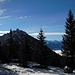 Das Ebnerjoch wirkt von hier aus ziemlich mächtig