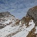 Gut zu sehen der Anstiegsweg auf die Hochiss