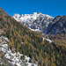 Blick hinauf zur Alp Joli