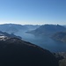 Il lago di Como visto dalla cima del Legnoncino