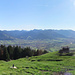 Panorama Süd zwischen Brauneck und Benewand vom Heiglkopf