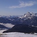 Neben den Loferer Steinbergen zeigten sich sogar die Berge des Karwendels.
