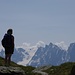 Doch zuerst geniessen wir die grandiose Aussicht in die Bergeller Berge.