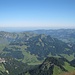 Vom Diedamskopf - Blick nach Norden (Nagelfluhkette im Hintergrund)