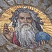 Eindrucksvolles Mosaik an der Wendelsteinkirche.
