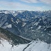 Das östliche Karwendel von der Krapfenkarspitze.