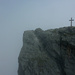Gipfel Ruchälplistock - immer noch im Nebel...