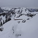 Oberhalb der Hintermaueralm wird das Gelände steiler und etwas anspruchsvoller, aber nur wegen dem Schnee.