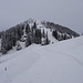 Rückblick zum Gipfel.