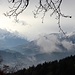 Wolken wabern in den Stubaier Alpen