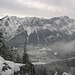 Blick beim Anstieg zur Stepbergalm ins Wetterstein u. nach Grainau