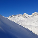 Auch im Bedretto regiert der Winter auf seine schönste Weise. Pizzo Nero und Forcella