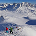 Das Marchhorn und seine vielen Couloirs. Projekte für den langen Winter...