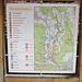 Wandertafel am Parkplatz