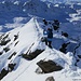 Der kurze Gipfelgrat des Jörihorns.