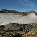Blick von der Mannheimer Hütte auf die Schafköpfe und den Brandner Gletscher