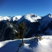 ... und die nun sonnige Flanke des Honiese