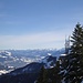 Blick über Brünnsteinschanze und Heuberg hinweg zu ...