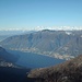 Lago di Como. Lontano il Monte Rosa